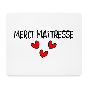 GELIEBTE. VIELEN DANK. DANKE HERRIN - Mousepad (Querformat) - Weiß - Vorne