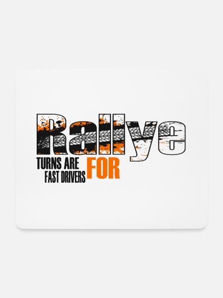Rally - Mousepad (Querformat) - Weiß