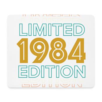 Conception d'anniversaire en édition limitée de 1984 - Tapis de souris (format paysage) - blanc - Devant