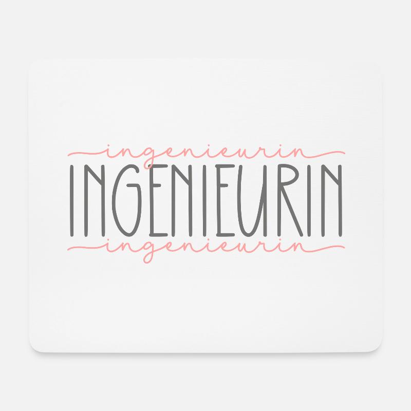 Ingenieurin Geschenk Ingenieur Studium Beruf - Mousepad (Querformat) - Weiß
