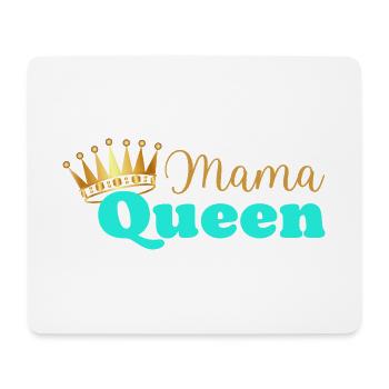 Mama queen - maman reine - cadeau fête des mères - Tapis de souris (format paysage) - blanc - Devant