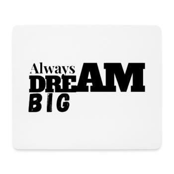 T-shirt typographique Rêve Gros - Tapis de souris (format paysage) - blanc - Devant