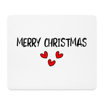 CHRISTMAS. MERRY CHRISTMAS. MERRY CHRISTMAS. NEW YEAR’S DAY - Mouse Pad (horizontal) - white - Front