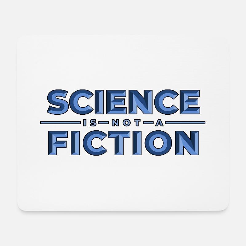 Science-Fiction - Mousepad (Querformat) - Weiß