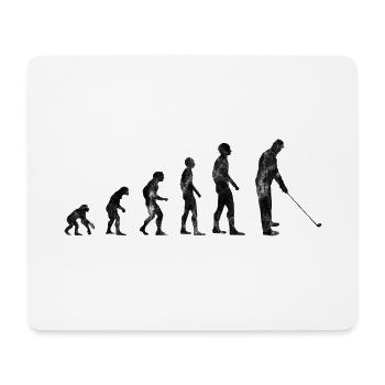 Golf Golfen Golfschläger Golfspieler Golfer - Mousepad (Querformat) - Weiß - Vorne