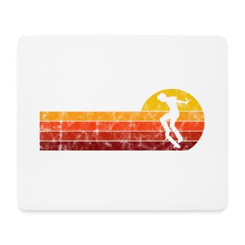 Skateboarder Skateboard Skater Skate Skateing - Mousepad (Querformat) - Weiß - Vorne