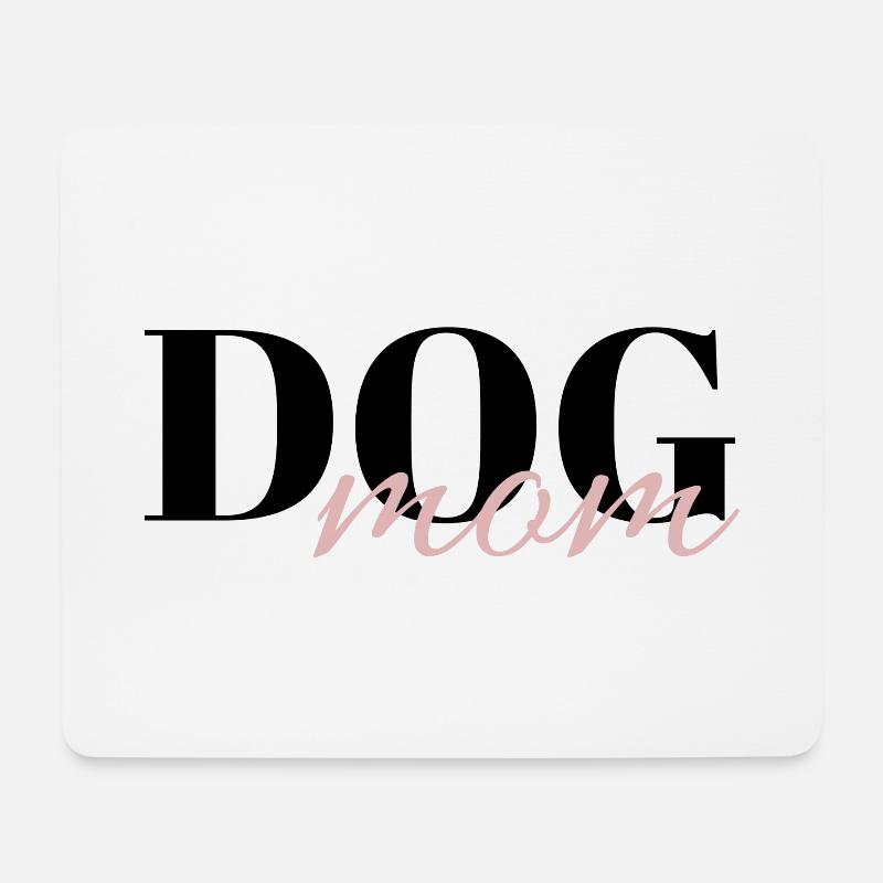 Dogmom - Mousepad (Querformat) - Weiß