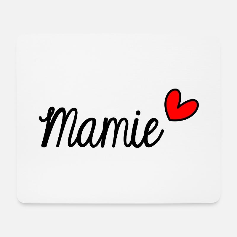 MAMIE. GRAND-MERE - Tapis de souris (format paysage) - blanc