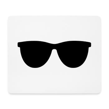 Sunglasses - Mouse Pad (horizontal) - white - Front