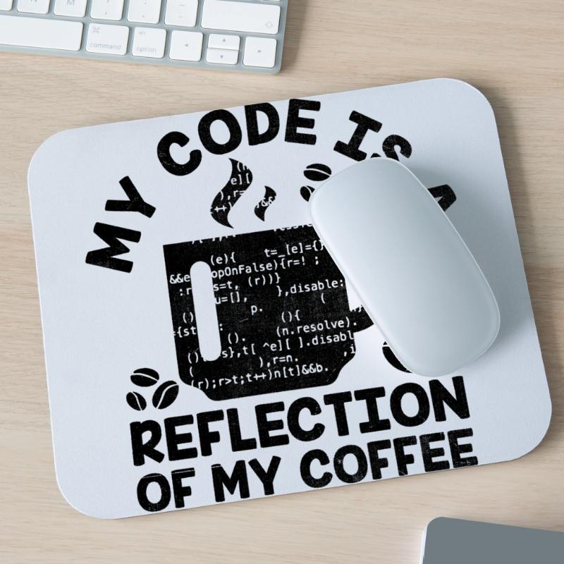 Kaffee-Codierung Programmierer Programmierer Entwickler Nerd Coff Mousepad (Querformat)