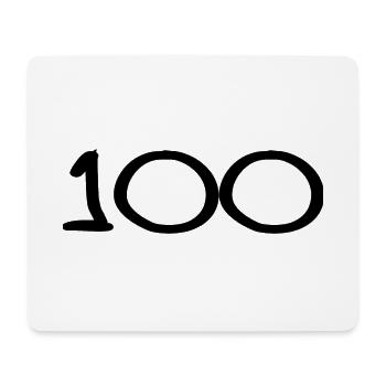 100. 100 YEARS. 100th ANNIVERSARY. 100 BIRTHDAY - Mouse Pad (horizontal) - white - Front