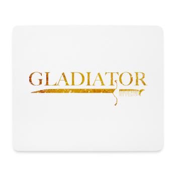Gladiator - Tapis de souris (format paysage) - blanc - Devant