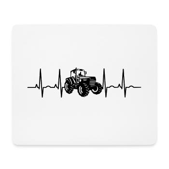 Tracteurs Tracteurs Tracteur EKG Trecker ferme - Tapis de souris (format paysage) - blanc - Devant