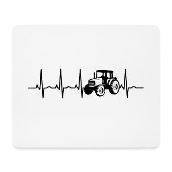 Ferme tracteur tracteurs EKG - Tapis de souris (format paysage) - blanc - Devant