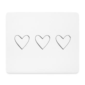 VALENTINE'S DAY. BACHELORETTE PARTY. I LOVE YOU. I LOVE YOU - Mouse Pad (horizontal) - white - Front