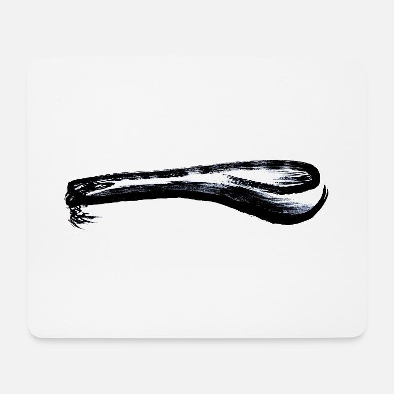 dicker Löffel - Mousepad (Querformat) - Weiß