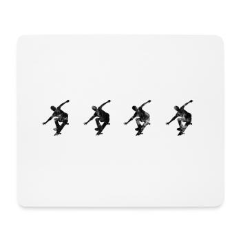 Skateboarder Skateboard Skater Skate Skateing - Mousepad (Querformat) - Weiß - Vorne