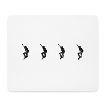 Skateboarder Skateboard Skater Skate Skateing - Mouse Pad (horizontal) - white - Front