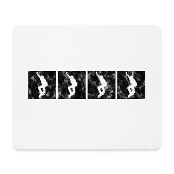 Skateboarder Skateboard Skater Skate Skateing - Mousepad (Querformat) - Weiß - Vorne