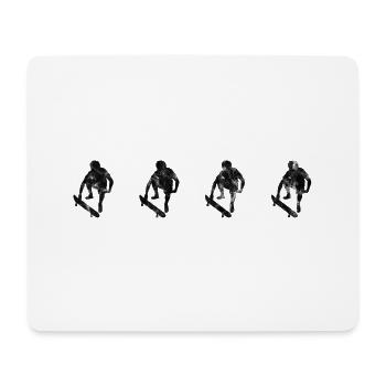 Skateboarder Skateboard Skater Skate Skateing - Mousepad (Querformat) - Weiß - Vorne