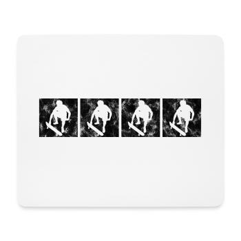 Skateboarder Skateboard Skater Skate Skateing - Mousepad (Querformat) - Weiß - Vorne