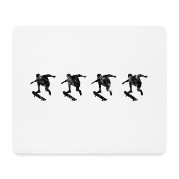 Skateboarder Skateboard Skater Skate Skateing - Tapis de souris (format paysage) - blanc - Devant