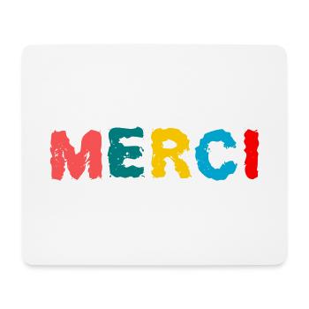VIELEN DANK. GELIEBTE. MEISTER. DANKE HERRIN - Mousepad (Querformat) - Weiß - Vorne