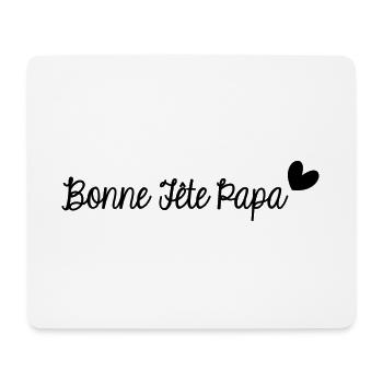 FROHER VATERTAG. PAPA. VATERTAG. VATER - Mousepad (Querformat) - Weiß - Vorne