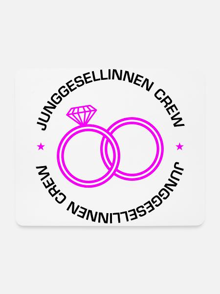 Junggesellinnenabschied Jga Crew - Mousepad (Querformat) - Weiß