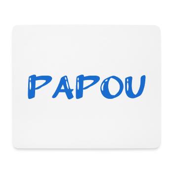 PAPUA. PAPA. VATERTAG. ALLES GUTE ZUM GEBURTSTAG PAPA - Mousepad (Querformat) - Weiß - Vorne