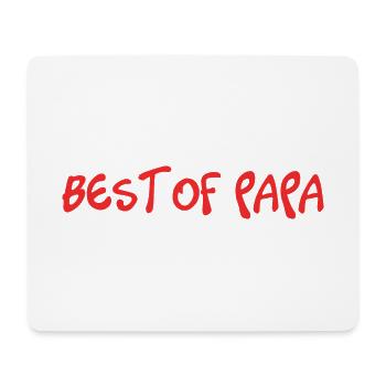 PAPA. VATERTAG. FROHER VATERTAG. ALLES GUTE ZUM GEBURTSTAG. - Mousepad (Querformat) - Weiß - Vorne