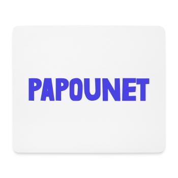 PAPOUNET. PAPA. FÊTE DES PÈRES. BONNE FÊTE PAPA - Tapis de souris (format paysage) - blanc - Devant