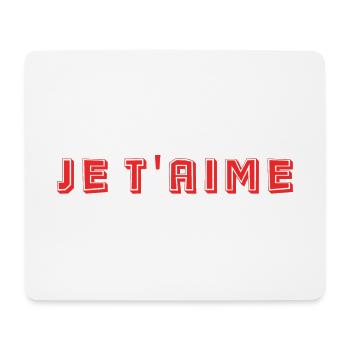 ICH LIEBE DICH. ICH HABE GERADE GEHEIRATET. Junggesellinnenabschied. VALENTINSTAG - Mousepad (Querformat) - Weiß - Vorne