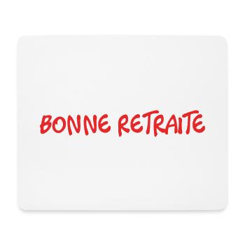 RETRAITE. RETRAITE. RETRAITEE. RETRAITE - Tapis de souris (format paysage) - blanc - Devant
