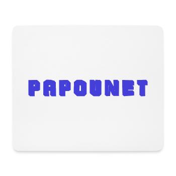 PAPOUNET. PAPA. FÊTE DES PÈRES. BONNE FÊTE PAPA - Tapis de souris (format paysage) - blanc - Devant