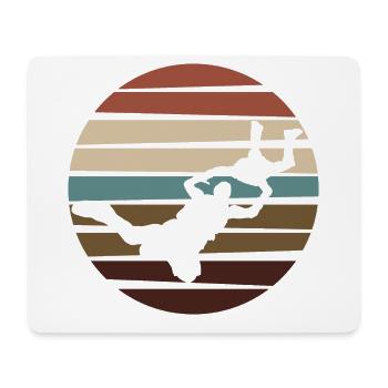 Fallschirmspringer Fallschirm Fallschirmspringen - Mousepad (Querformat) - Weiß - Vorne