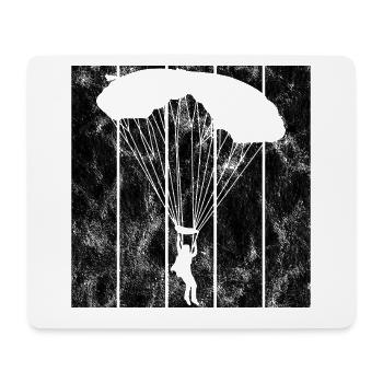 Fallschirmspringer Fallschirm Fallschirmspringen - Mousepad (Querformat) - Weiß - Vorne