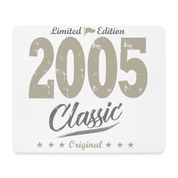 LIMITED EDITION 2005 cadeau anniversaire 18 ans - Tapis de souris (format paysage) - blanc - Devant