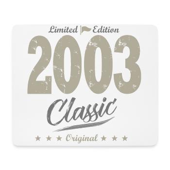LIMITED EDITION 2003 cadeau anniversaire 20 ans - Tapis de souris (format paysage) - blanc - Devant