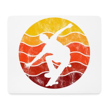 Skateboarder Skateboard Skater Skate Skateing - Mouse Pad (horizontal) - white - Front
