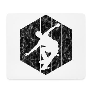 Skateboarder Skateboard Skater Skate Skateing - Mousepad (Querformat) - Weiß - Vorne