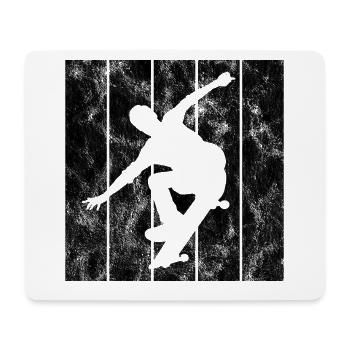 Skateboarder Skateboard Skater Skate Skateing - Mousepad (Querformat) - Weiß - Vorne