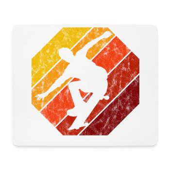 Skateboarder Skateboard Skater Skate Skateing - Mousepad (Querformat) - Weiß - Vorne