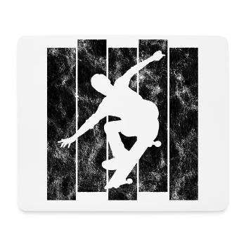 Skateboarder Skateboard Skater Skate Skateing - Mousepad (Querformat) - Weiß - Vorne