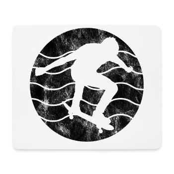 Skateboarder Skateboard Skater Skate Skateing - Mousepad (Querformat) - Weiß - Vorne