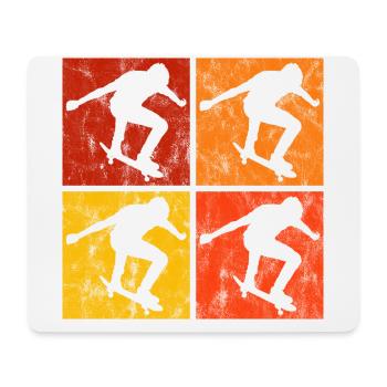 Skateboarder Skateboard Skater Skate Skateing - Mouse Pad (horizontal) - white - Front
