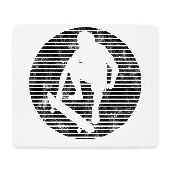 Skateboarder Skateboard Skater Skate Skateing - Tapis de souris (format paysage) - blanc - Devant