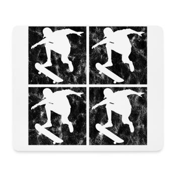 Skateboarder Skateboard Skater Skate Skateing - Mouse Pad (horizontal) - white - Front