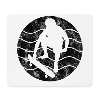 Skateboarder Skateboard Skater Skate Skateing - Mousepad (Querformat) - Weiß - Vorne