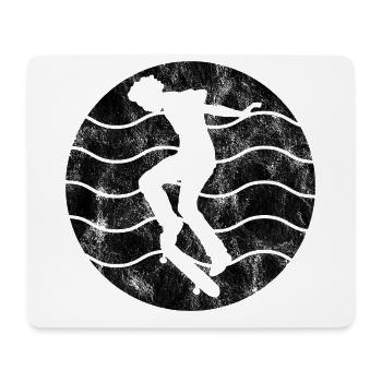 Skateboarder Skateboard Skater Skate Skateing - Mousepad (Querformat) - Weiß - Vorne